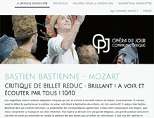 Tablet Screenshot of operadujour.com
